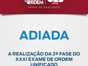 OAB adia 2ª fase do Exame de Ordem devido a pandemia do coronavírus