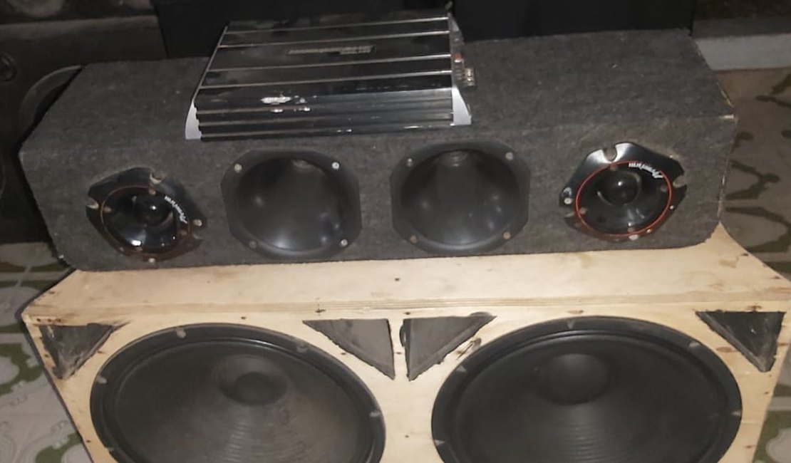 Equipamentos de som são apreendidos em Arapiraca após recusa de reduzir volume