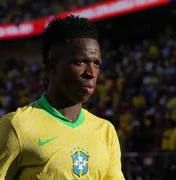 Com gol em todos os jogos até agora, Vini Jr busca feito raro em Copas
