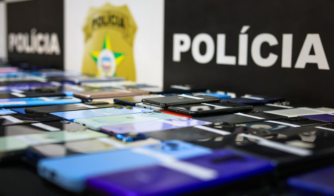 SSP convoca 961 vítimas de roubo ou furto de celulares para restituição de aparelhos