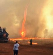 Goiás registra terceiro ‘redemoinho de fogo’ em menos de uma semana