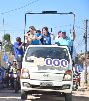 Na Barra de Santo Antônio, trabalho de Emanuella Moura assegura expressiva votação à deputada Cibele Moura