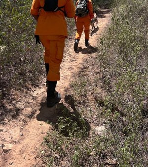 Bombeiros continuam buscas por homem desaparecido há seis dias em Santana do Ipanema