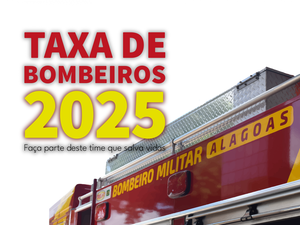 Última remessa de boletos físicos da Taxa de Bombeiros vence nesta quarta-feira