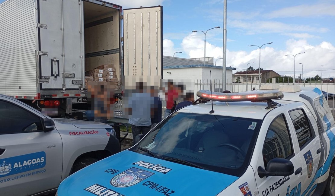 Operação flagra carga irregular de frango e autua comerciante em mais de R$ 100 mil em Maceió