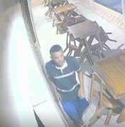 [Vídeo] Homem invade restaurante e comete furto em São Luís do Quitunde