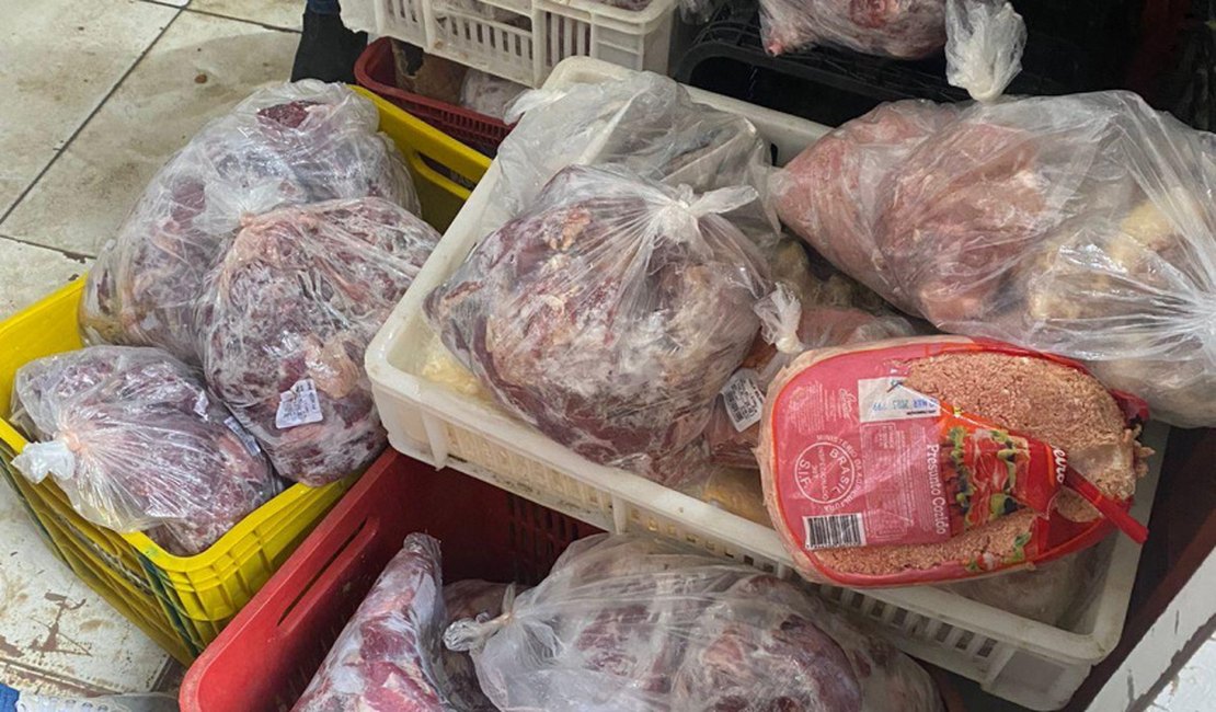 Vigilância Sanitária apreende 400 kg de carnes impróprias para consumo