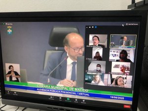 Secretaria presta contas dos recursos dos SUS em audiência pública na Câmara