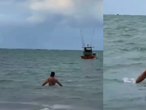 Após show em Maceió, Gusttavo Lima aproveita manhã na Praia de Pajuçara