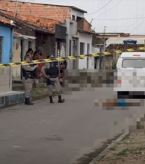 Ciclista é baleado por engano durante assassinato na parte alta de Maceió