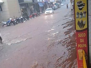 [Vídeo] Ruas de Palmeira dos Índios ficam alagadas após fortes chuvas que atingem a região