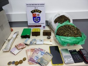 Operação apreende explosivo e mais de 2 mil kg de maconha em Penedo, Piaçabuçu e Feliz Deserto