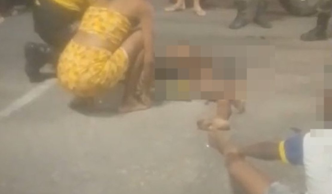 Duas crianças de bicicleta são atropeladas por moto no Bosque das Arapiracas