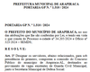 Prefeitura de Arapiraca publica portaria sobre concurso para Guarda Municipal