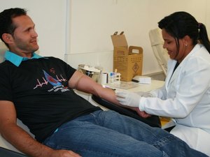 Hemoal realiza coleta de sangue no Campus da Ufal