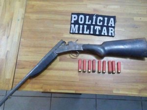 Violência contra a mulher é praticada em Traipu; arma é encontrada no local