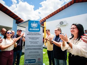 Paulo Dantas inaugura escola de educação básica no município de Pariconha