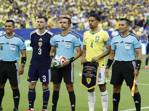 CBF envia ofício contestando gol anulado de Vini Jr. contra Escócia
