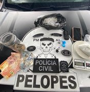 PM apreende ilícitos e prende suspeito de homicídios em União dos Palmares