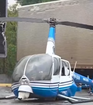 Helicóptero da Band sofre pane e faz pouso de emergência em Guarulhos