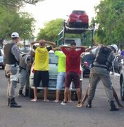 Operação ?Fecha Quartel? apreende 10 veículos por irregularidades em Maceió