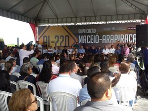 Governador inaugura trecho da duplicação Maceió-Arapiraca na AL-220