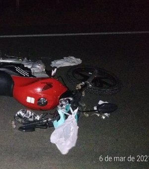 Racha entre motos causa acidente e deixa feridos em Girau do Ponciano