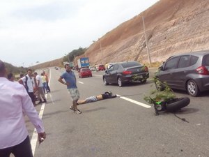 De moto,  piloto sofre acidente trágico e morre