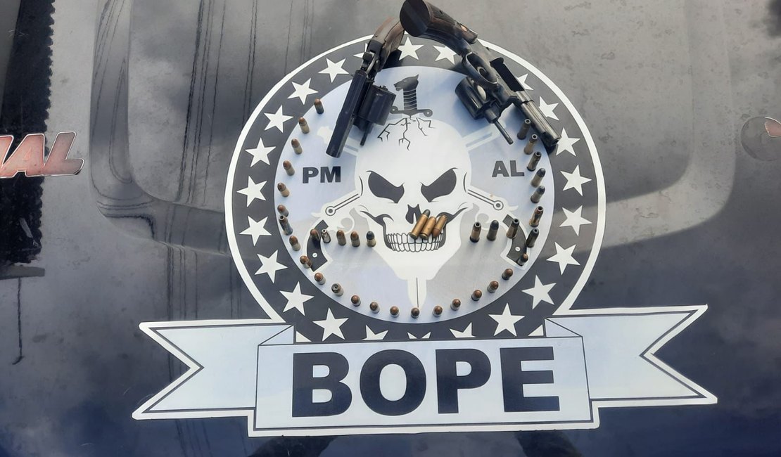 BOPE apreende armas e munições na Ponta Grossa