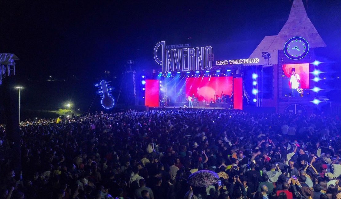 Festival de Inverno de Mar Vermelho recebe 50 mil pessoas nos dias de festa