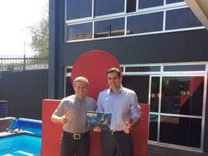 Rui Palmeira visita agência do IRONMAN e planeja nova edição para 2018