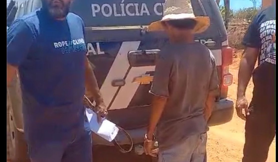 Após 14 anos, agricultor acusado de estupro de vulnerável é preso pela Polícia Civil em Inhapi