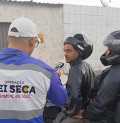Lei Seca autua 15 motoristas e flagra inabilitados em Maceió
