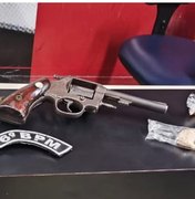 Homem é preso com arma de fogo e drogas em Matriz de Camaragibe