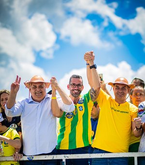 Leonardo Dias percorre municípios de Alagoas ao lado de Alfredo Gaspar