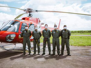 Serviço Aeromédico realiza transferência de alagoano vítima de acidente de trânsito em Fortaleza