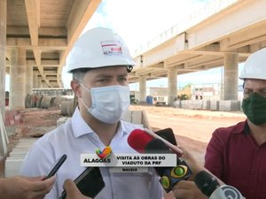 Pistas do viaduto da PRF devem ser liberadas antes do Natal, afirma Renan
