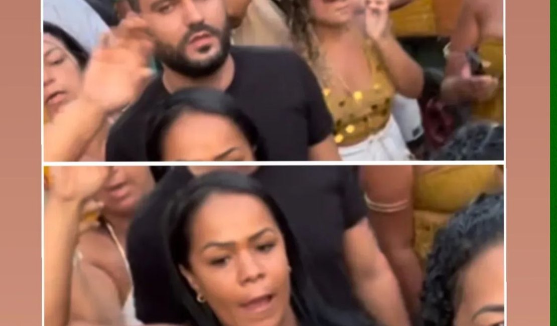 Casal é flagrado furtando celular de foliã durante show de Bell Marques, em Maceió