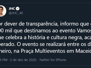 JHC anuncia R$ 300 mil em verbas para o evento Vamos Subir a Serra em 2021