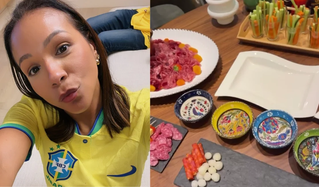 Com festa pronta, Belle Silva reage à ausência de Thiago Silva na Copa
