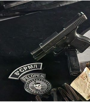 Jovem é preso com pistola em São Luís do Quitunde