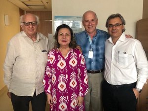 Tereza Nelma recebe alta médica e retornará para Maceió