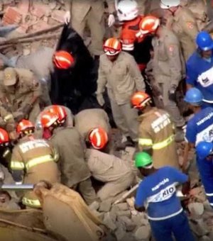 Queda de muro deixa morto e feridos no Rio de Janeiro