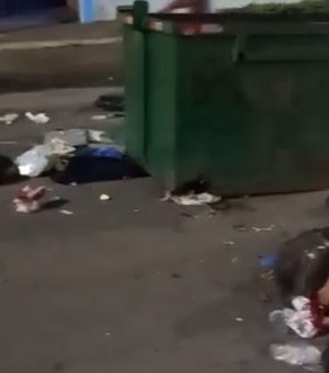 Protesto por falta de água interdita Avenida Senador Rui Palmeira em Maceió