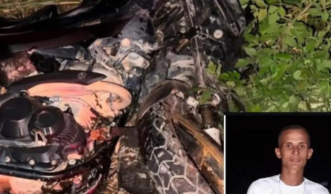 Acidente de trânsito deixa motociclista morto na BR-101 em Joaquim Gomes
