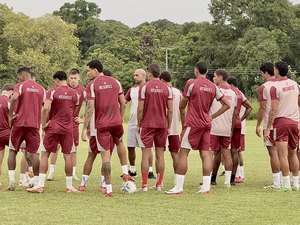 CRB finaliza preparação e encara o Fluminense-PI pela Copa do Nordeste