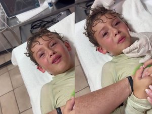 Caranguejo é retirado vivo do ouvido de um menino após dia de praia