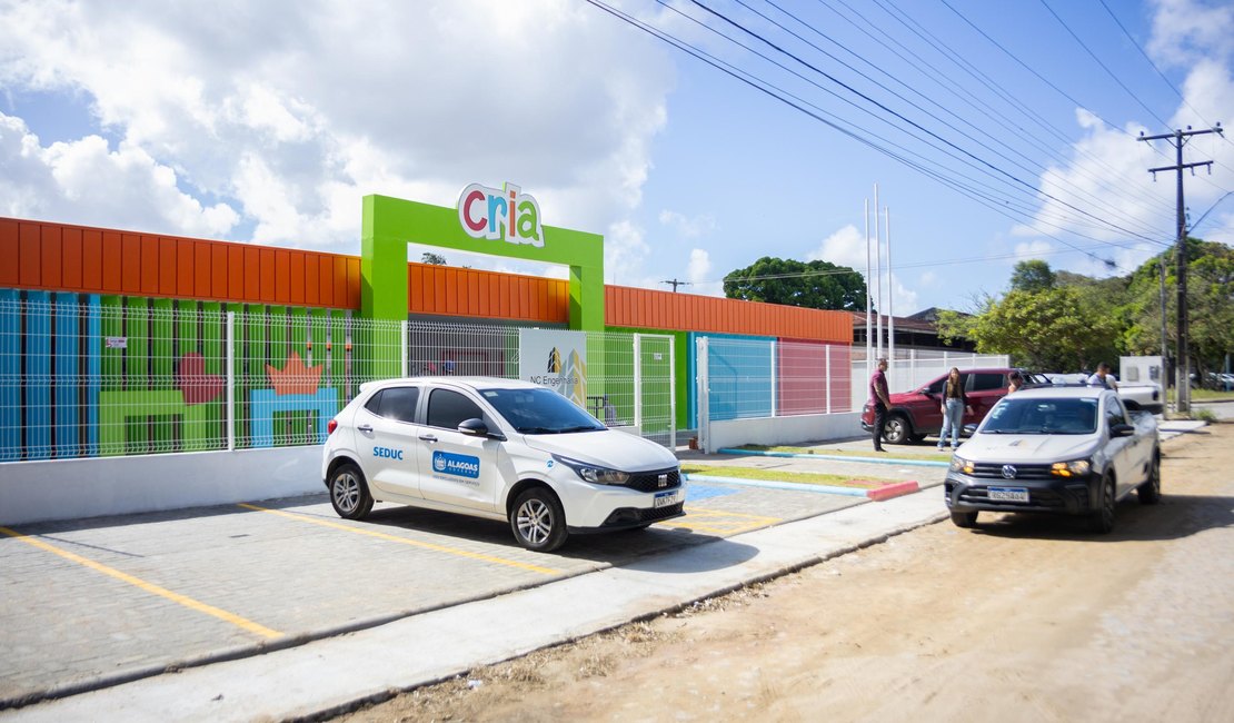 Governo de AL entrega nesta quinta mais duas creches Cria, em Maceió e Capela