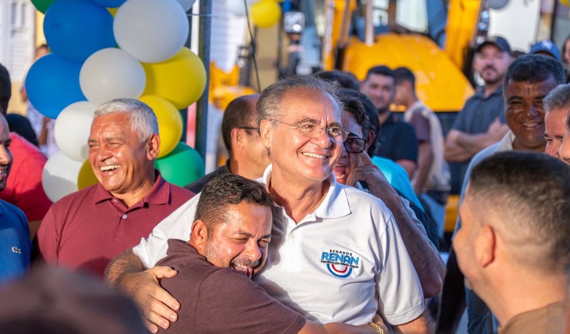 Renan garante adutora que levará água a 5 mil moradores do Sertão