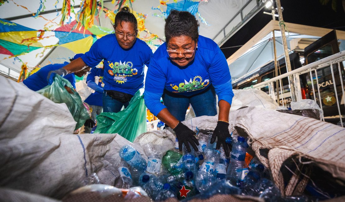 Público do Verão Massayó descartou mais de 8 toneladas de materiais recicláveis